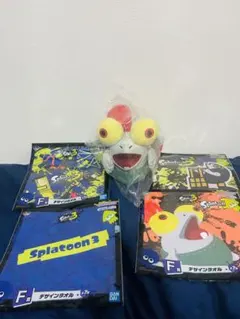 スプラトゥーン3 一番くじ　ラストワン賞　コジャケ　タオル4種付き！