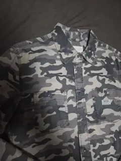 DENIM & SUPPLY カモフラージュ長袖シャツ Mサイズ
