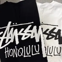 ホノルル限定/stussy/Tシャツ/白黒セット/XL