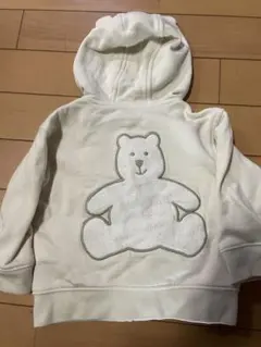 GAP Baby くま耳付き ジップアップパーカー 6-12months