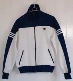 【希少】アディダス トラックジャケット 70s デサント製 ロゴ刺繍 在原みゆき