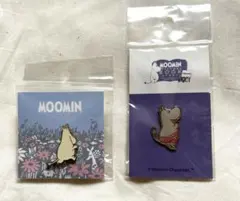 ムーミンピンバッジ　うしろすがたムーミン　2個セット