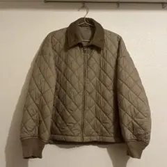 UNIQLO:C パフテックブルゾン　ベージュ　Mサイズ キルティング