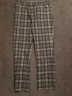 H&M チェック柄 レギュラーフィット スラックス M