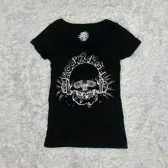 GLAD NEWS スカルTシャツ 髑髏　ロック　パンクのサムネイル