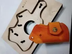 レザークラフト　型抜き　【キーケース】