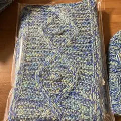 マフラーと帽子のセット