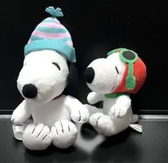 SNOOPY PEANUTS ぬいぐるみ 2個セット