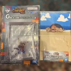 ワンピース 一番くじ エルバフ Ｇ賞 永久指針アクリルスタンドのサムネイル