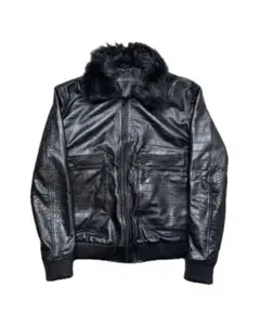 TORNADO MART 2 way leather Fur jacket v系 - メルカリ