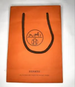 B*ク様 HERMES オレンジショップ袋 約101×23cm 空紙袋 2点まと