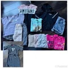 女の子♡130cm まとめ売り13点♡Tシャツ 薄手長袖 パーカー ワンピース