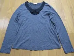 美品　スキャパ　薄手毛素材　長袖カットソー　大きなサイズ　４２