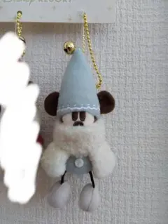 リルリンリン ぬいぐるみチャーム ブルー 水色 ディズニー クリスマス