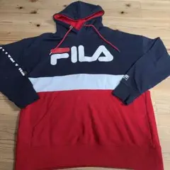 FILA パーカー トリコロールカラー