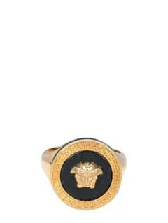 VERSACE メデューサ リング ゴールド ブラックのサムネイル