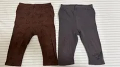 プティマインズボン80サイズ2枚セット