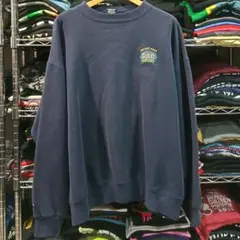 ヴィンテージUSA古着 ロゴ刺繍 シンプルデザインスウェット