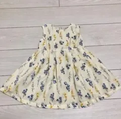 petit main 花柄ノースリーブワンピース 90cm