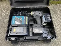 インパクトドライバー 工具 DIY 18V ドライバー マキタ互換 黒色 B2 