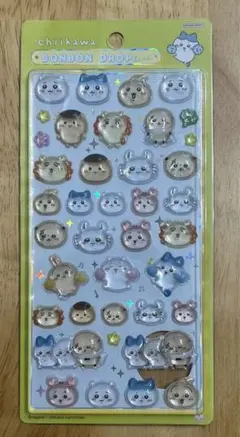 ボンボンドロップシール　ちいかわ　みんなニコニコ