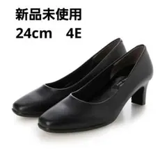 Furio Valentino フリオバレンチノ　バンプス　黒 24cm 4E