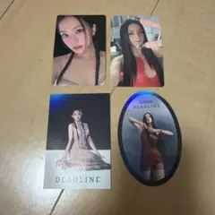 BLACKPINK DEADLINE 封入 トレカ　ステッカー　ジス