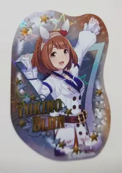 ウマ娘プリティーダービー　メタルステッカーセット　23.ユキノビジン