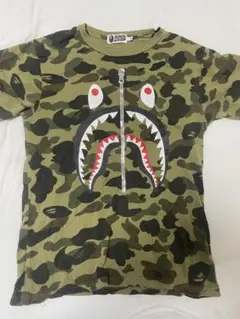 え*ん様 A Bathing Ape カモフラージュ シャークTシャツ M