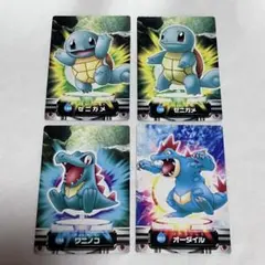 ポケモン図鑑カード3枚 アドバンス ゼニガメ（ホロ） カメール