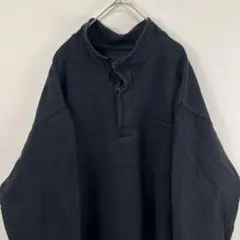 USA古着 フェード ディッキーズ dickies ヘンリーネック スウェット