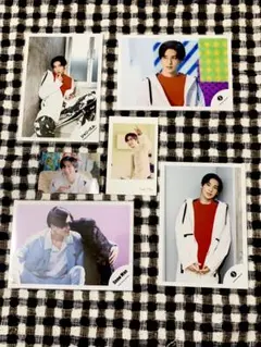 SnowMan 目黒蓮　公式写真　jr キッシン犬　オレンジkiss初回特典