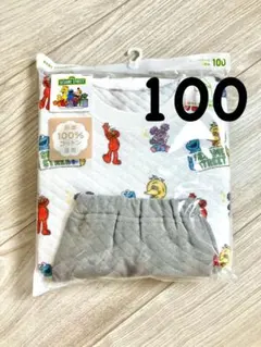新品未開封★ユニクロキルトパジャマ　セサミストリート100 グレー