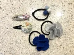 ヘアピン　ヘアゴム　五つセット