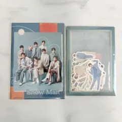 【新品未開封】SnowMan フレークシール ミニファイル セット