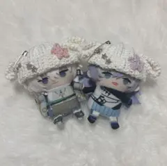 【ピンク】にじぱぺっと　ぬい服　ぬい帽子　犬耳