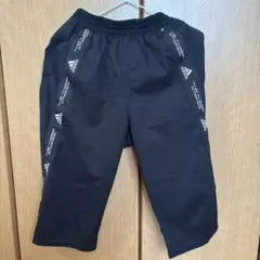 adidas アディダス 七分丈パンツ ブラック 160cm