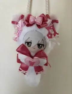 ぬい服 ちびぐるみ 10cm 可愛いレースリボンお姫様猫 着せ替え服