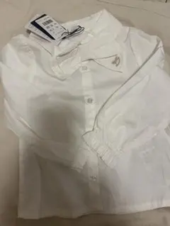 リボン付き 長袖シャツフォーマル　バースデイ 　cottoli 2025ver