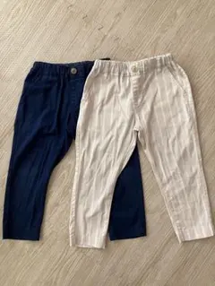 MIKI HOUSE　PICNIC 長ズボン2点セット ロングパンツ　春夏