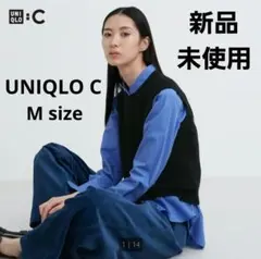 (新品未使用)ユニクロ C カシミヤクルーネックノースリーブ