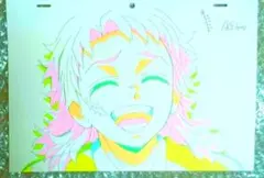 【錆兎/幼少期】鬼滅の刃　柱稽古編　錆兎　特典　複製原画　冨岡義勇