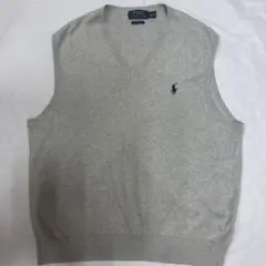Polo Ralph Lauren グレー Vネックベスト S