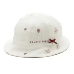 ジェラートピケ BABYケーキモチーフハット　赤ちゃん用帽子