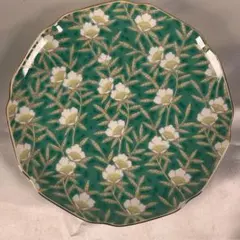 有田焼　華楽窯　青紫装飾の陶磁器皿6枚セット 有田焼 華楽窯 青紫装飾の陶磁器皿6枚セット