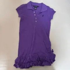 Ralph Lauren 紫のポロシャツワンピース S (7)