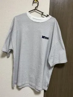 N!ce round logo border Tee