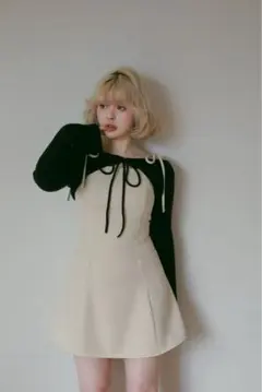 andmary Lamia knit set mini dress ワンピース - メルカリ