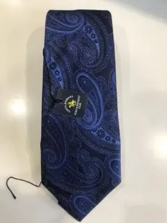 新品未使用　サンタバーバラポロアンドラケットクラブ　ネクタイ　ペイズリー柄