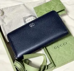 ■ほぼ未使用品■定価12万 グッチ 長財布 ジッピーウォレット ブラック 黒のサムネイル